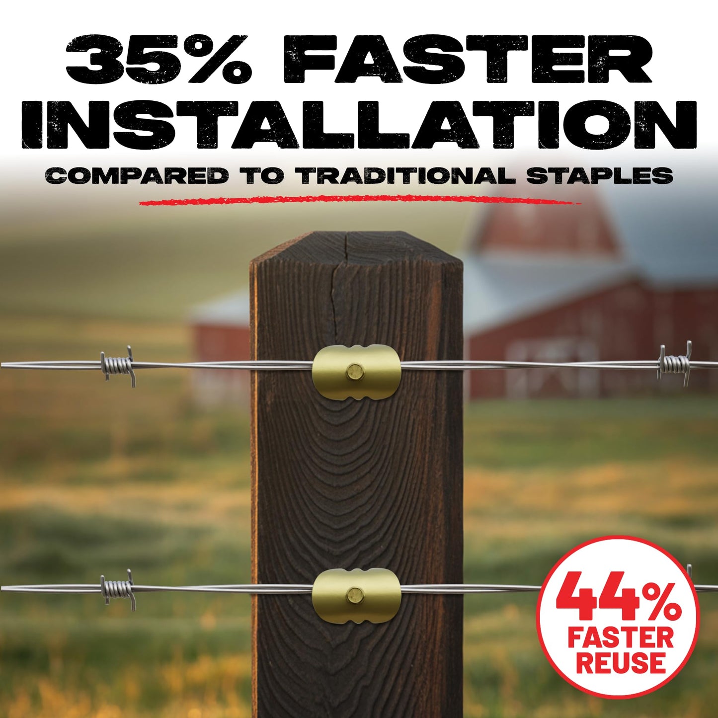 Cat’s Claw Fasteners 1.5 inch for Hardwoods | 170 Count Replaces The Common Fencing Staple | Installs Fast with a Power Drill | 4 Times Stronger Than a Staple