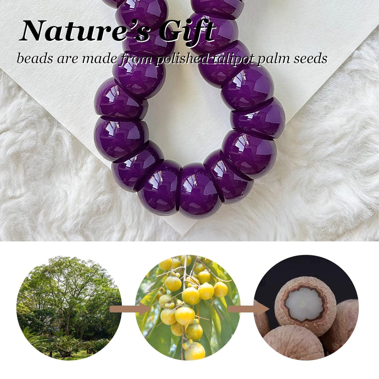Embtrem Fidget Bracelet Bodhi Seed Bracelets Anxiety Fidget Bracelets Protection Healing Stretch Alleviate Anxiety Stress Protection Healing Bodhi Jewelry Gifts for Women Men