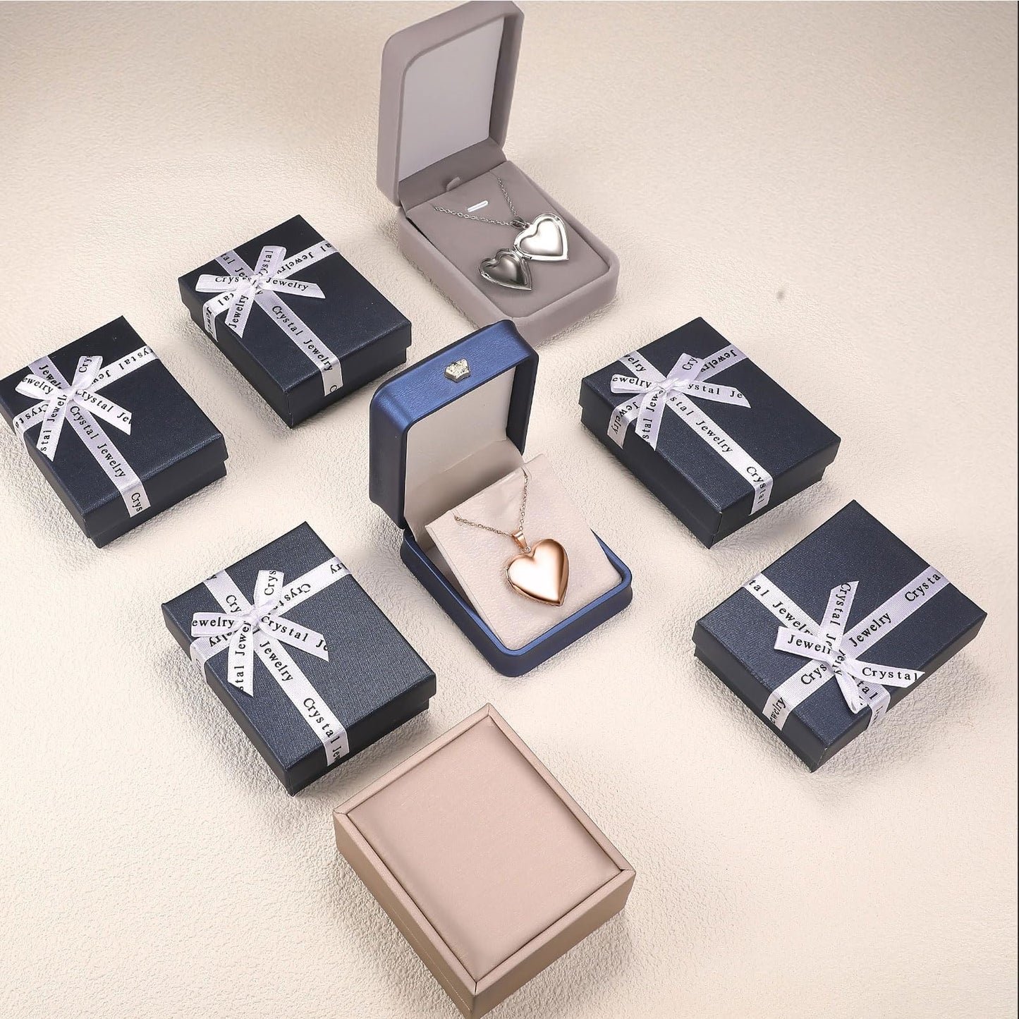 PHOCKSIN Rose Gold Heart Locket Necklace 12 Birth Flowers Personalized Love Heart Necklace that Holds Pictures Customized Gifts Locket Necklaces for Birthday