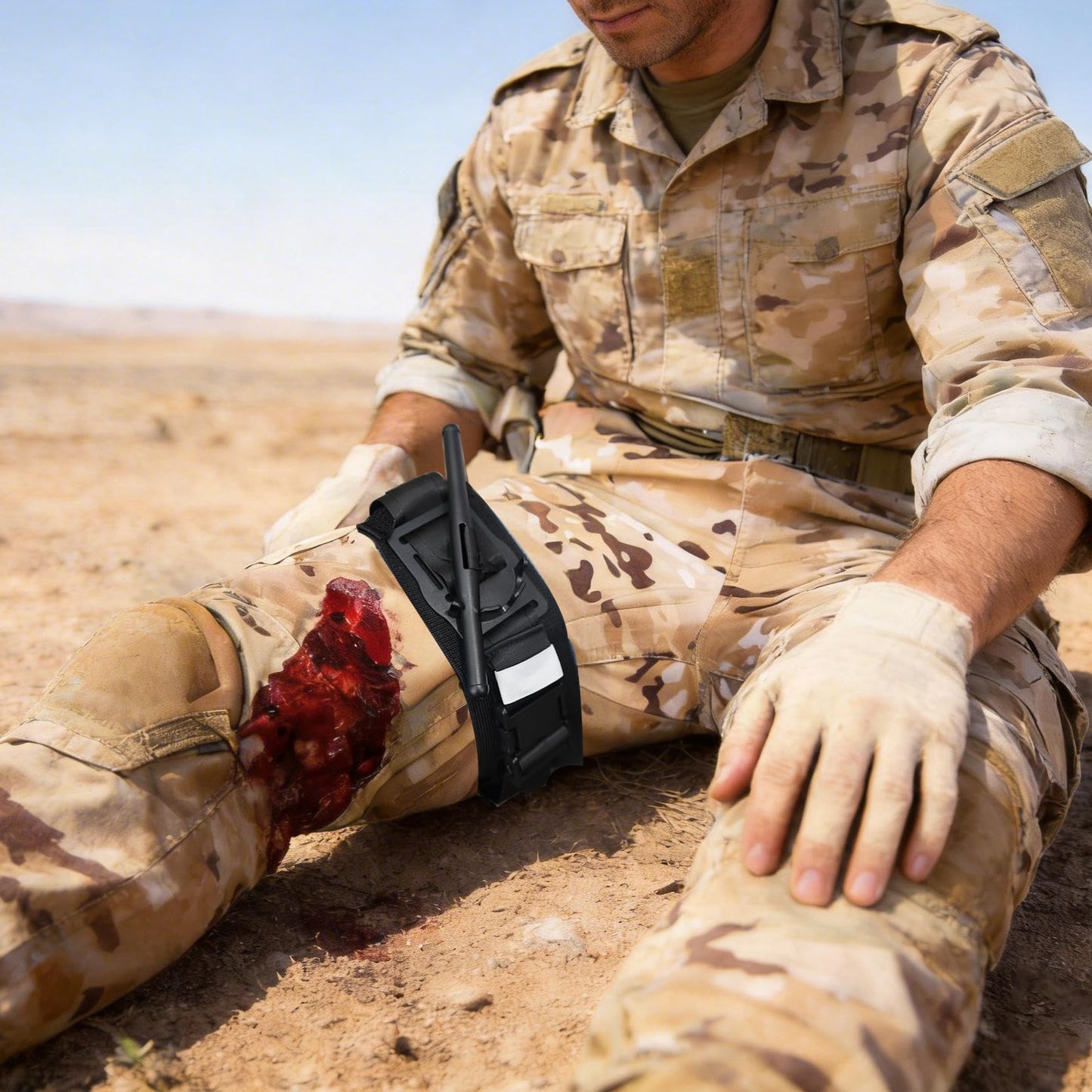 Tourniquet for First Aid, Fast Stop Bleeding, Professional Medical Tactical Emergency Tourniquet, A Must-Have Accessory for Outdoor, Home, Hunter, Camper, Police Men and Army