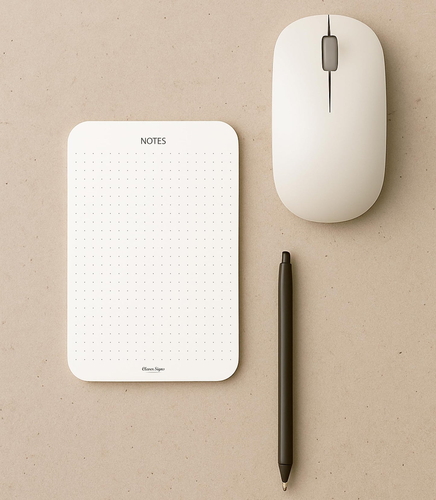CLEVER SIGNS Memo Pads A6 Size (5.8" x 4.1") – 4-Pack, 50 Sheets Each, Premium Quality Paper with Cardboard Back Support – Perfect for Planning, Note-taking, Journaling, and Organizing