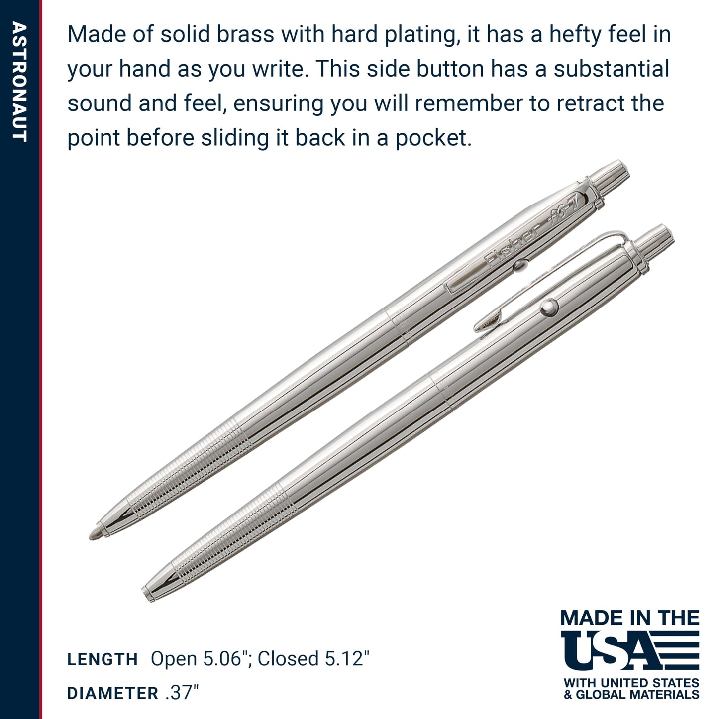 Fisher Space AG7 Original Astronaut Space Pen
