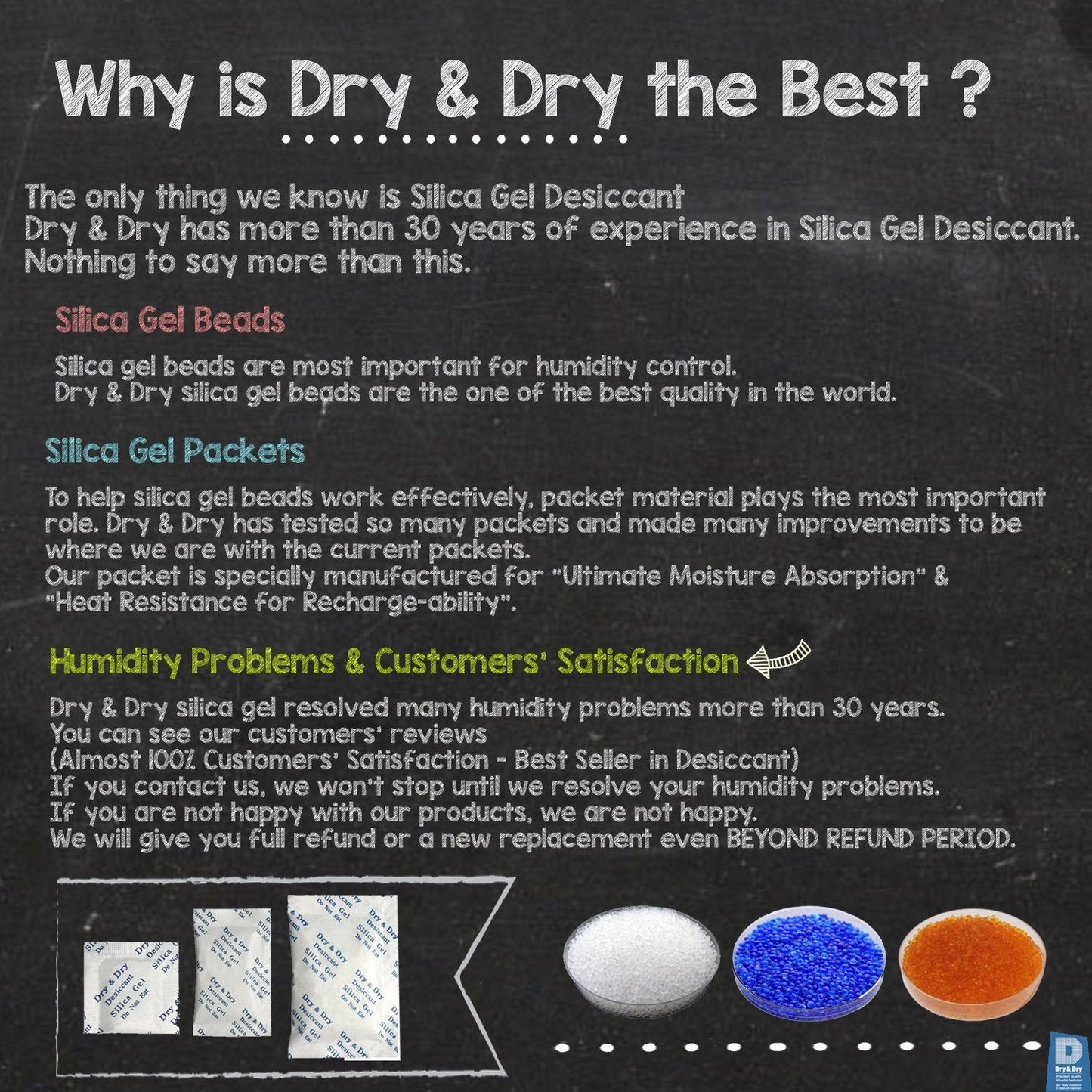 Dry & Dry 5 Gram [400 Packets] Orange Indicating Silica Gel Packets Desiccants Silica Packets - Rechargeable Moisture Absorbers for Food Storage, Electronics, 3D Filament & Safes
