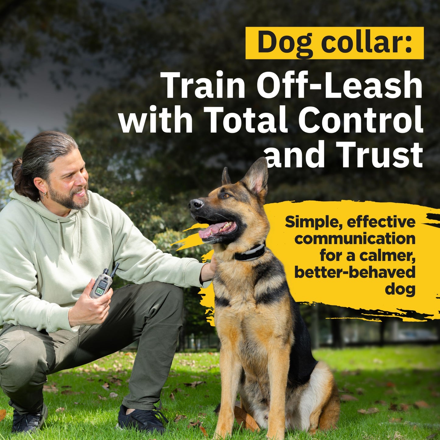 Dogtra 1900X E-Collar for Dog Training - 3/4 Mile Range, for Dogs 35 lbs+, IPX9K Waterproof, 100 Stimulation Levels, Vibration, Tone, Rechargeable - Ideal for Dog Owners and Professional Trainers