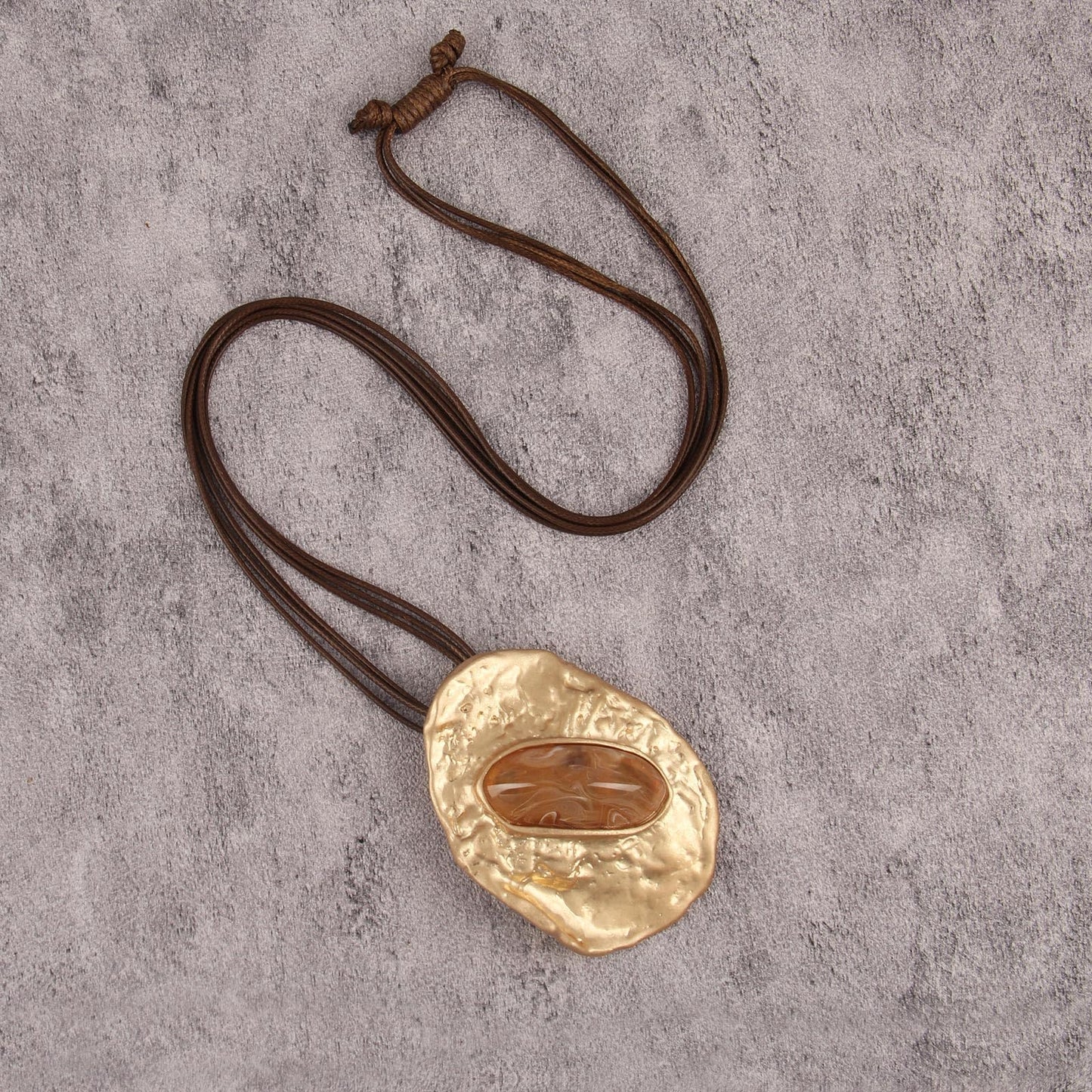 joymiao Bohemian Necklace for Women Chunky Statement Necklace Vintage Pendant Necklaces Hippie Boho Funky Necklaces with Gold Pendant