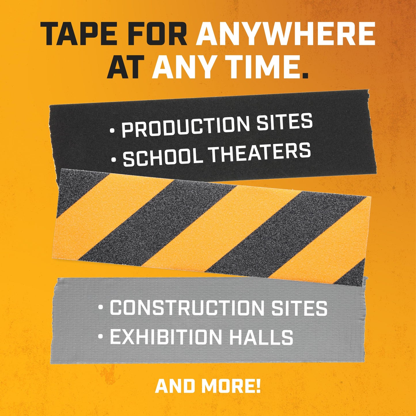 Lockport White Gaffers Tape 2 inch x 45 Yards - Pro White Gaff Tape - No Residue, Water Resistant, Non- Reflective, Easy Tear - Multipurpose