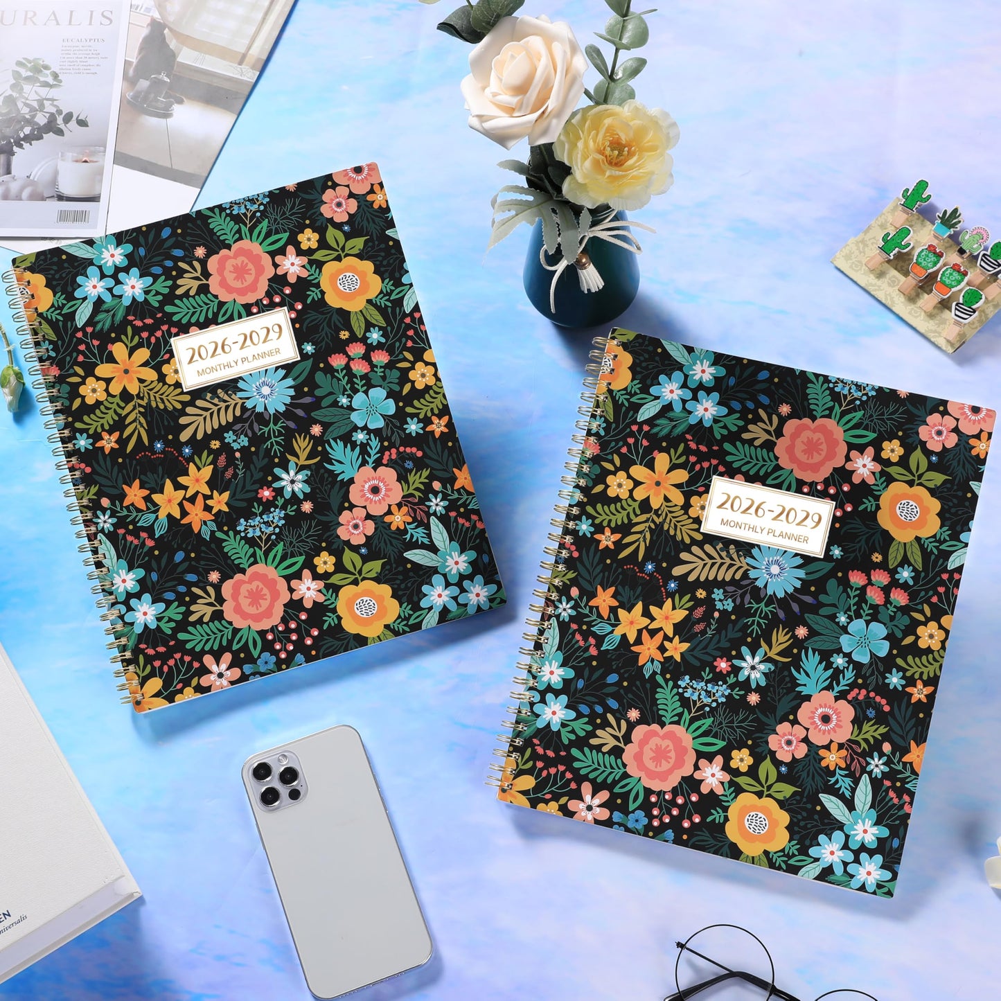 2026-2029 Monthly Planner/Calendar - 3 Year Planner 2026-2029 - July 2026 - June 2029, 9'' x 11'', 3 Year Calendar Planner 26-29, 36 Months, Colorful Tabs, Inner Pocket, Notes Pages, Great for School Work Home Long-Term Planning