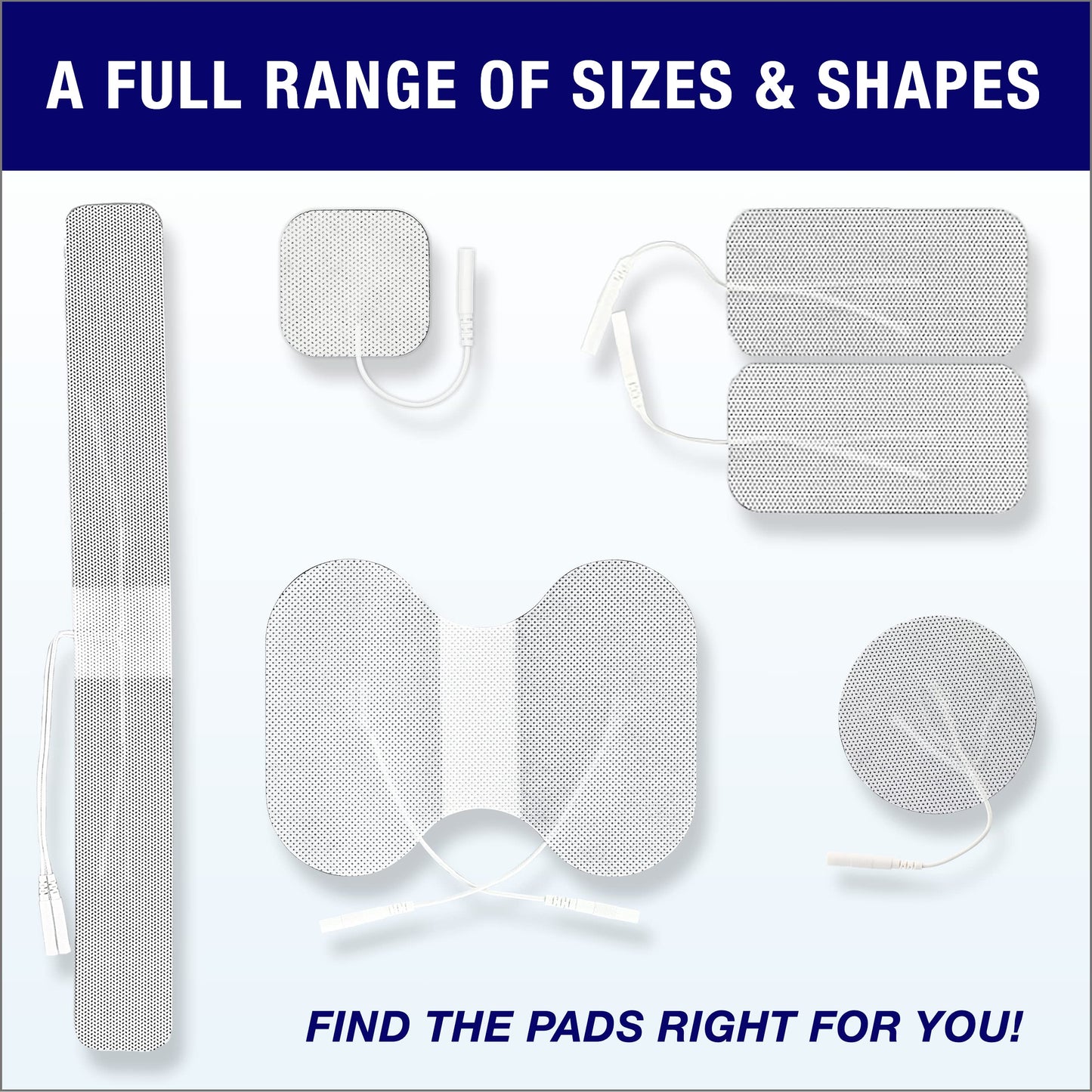 Syrtenty Tens Unit Electrodes Pads 2x2 20 Pcs Replacement Pads Electrode Patches for Electrotherapy