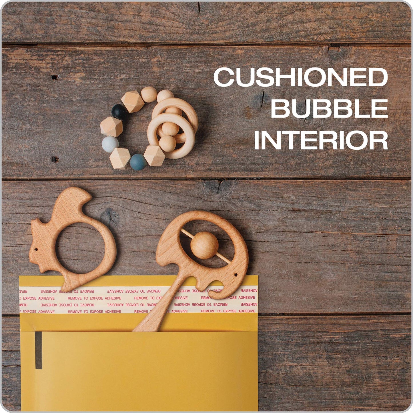 Quality Park Bubble Mailers, 6 x 9 Shipping Envelopes, Self-Seal, Durable Brown Kraft Padded Envelopes, Redi-Strip Peel Off Closure, 50 Per Box (QUA85755)