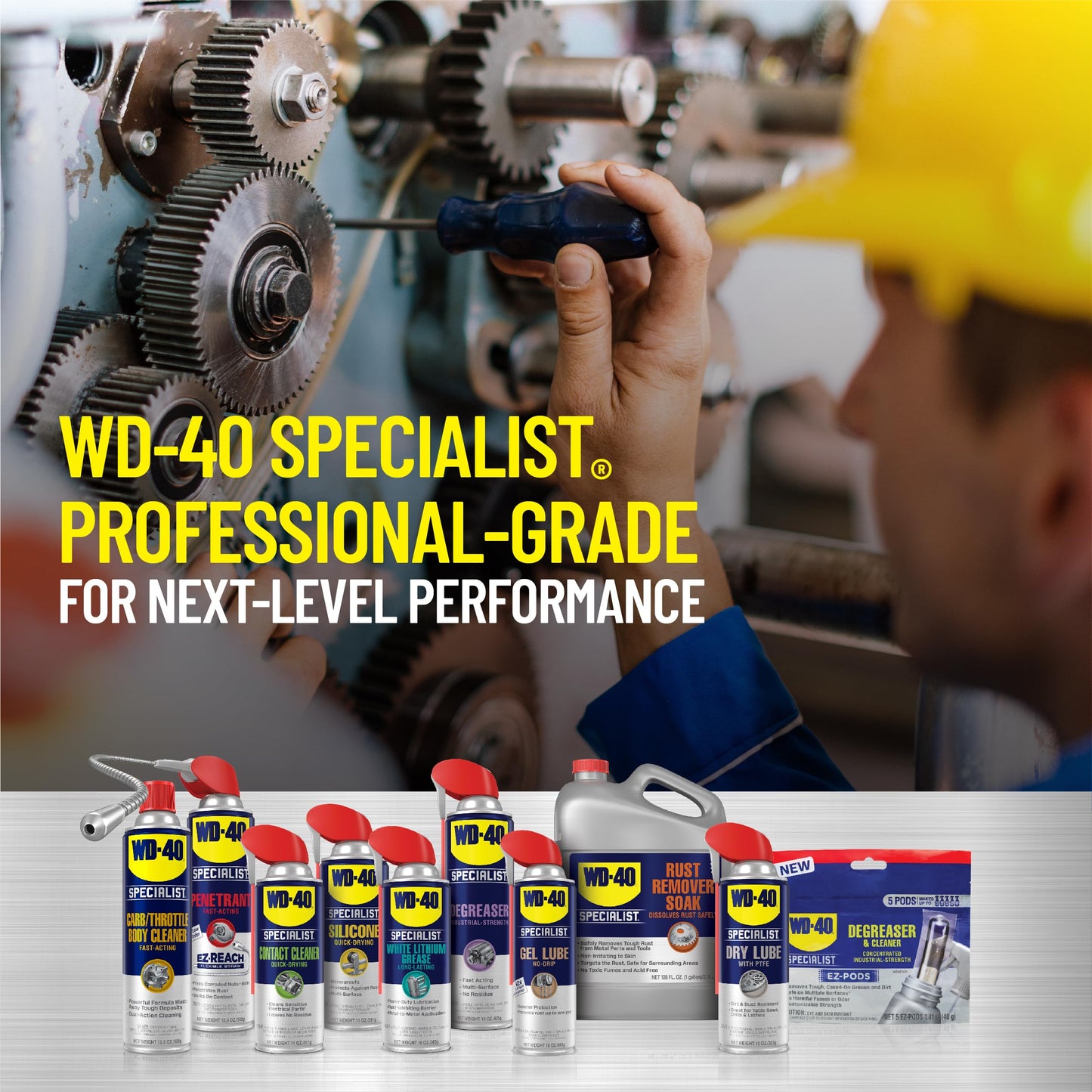 WD-40 Specialist Degreaser, Industrial-Strength, 15 OZ [6-Pack]