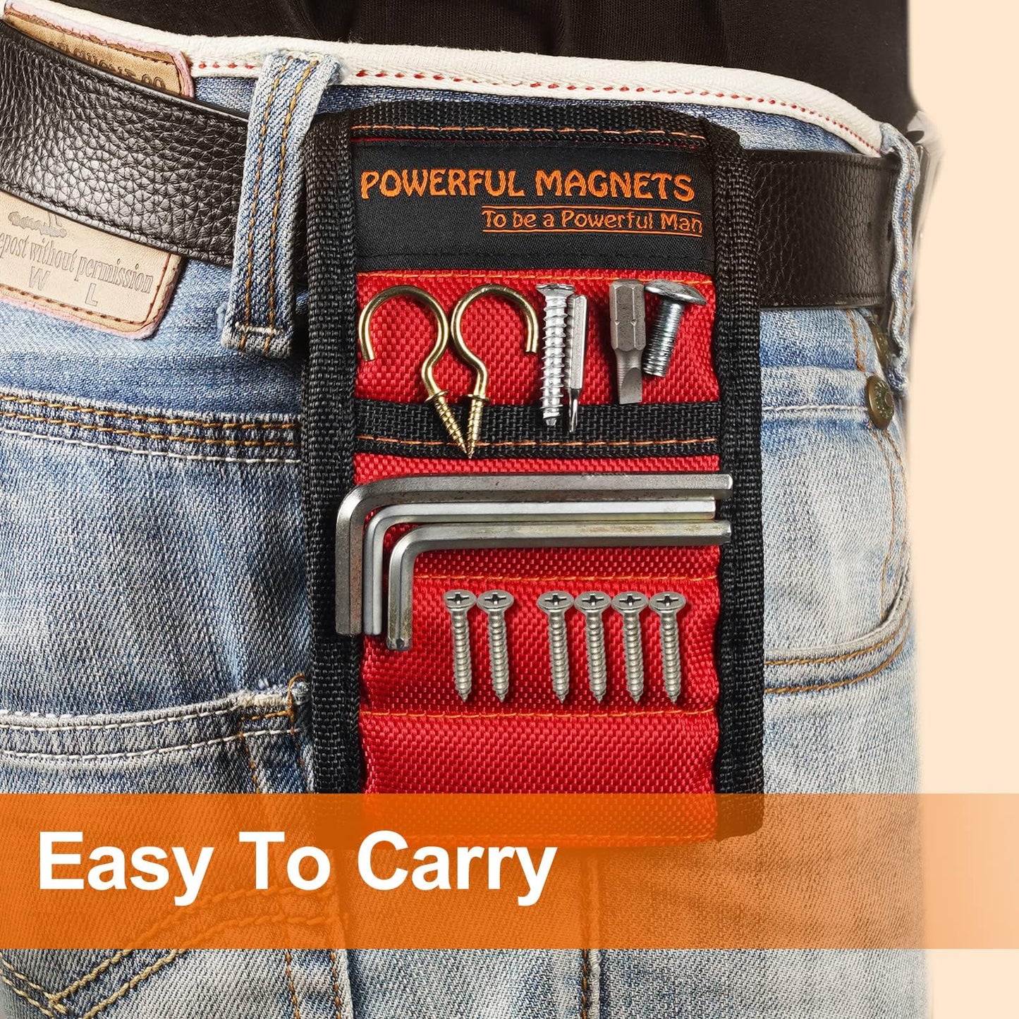 Father Day Gifts from Daughter Wife Son Magnetic Wristband: Men Tool Gifts for Men Him Belt Magnet Wrist for Holding Screws Nails Cool Gadgets Ideas Grandpa Father Day Gifts for Husband Dad Papa