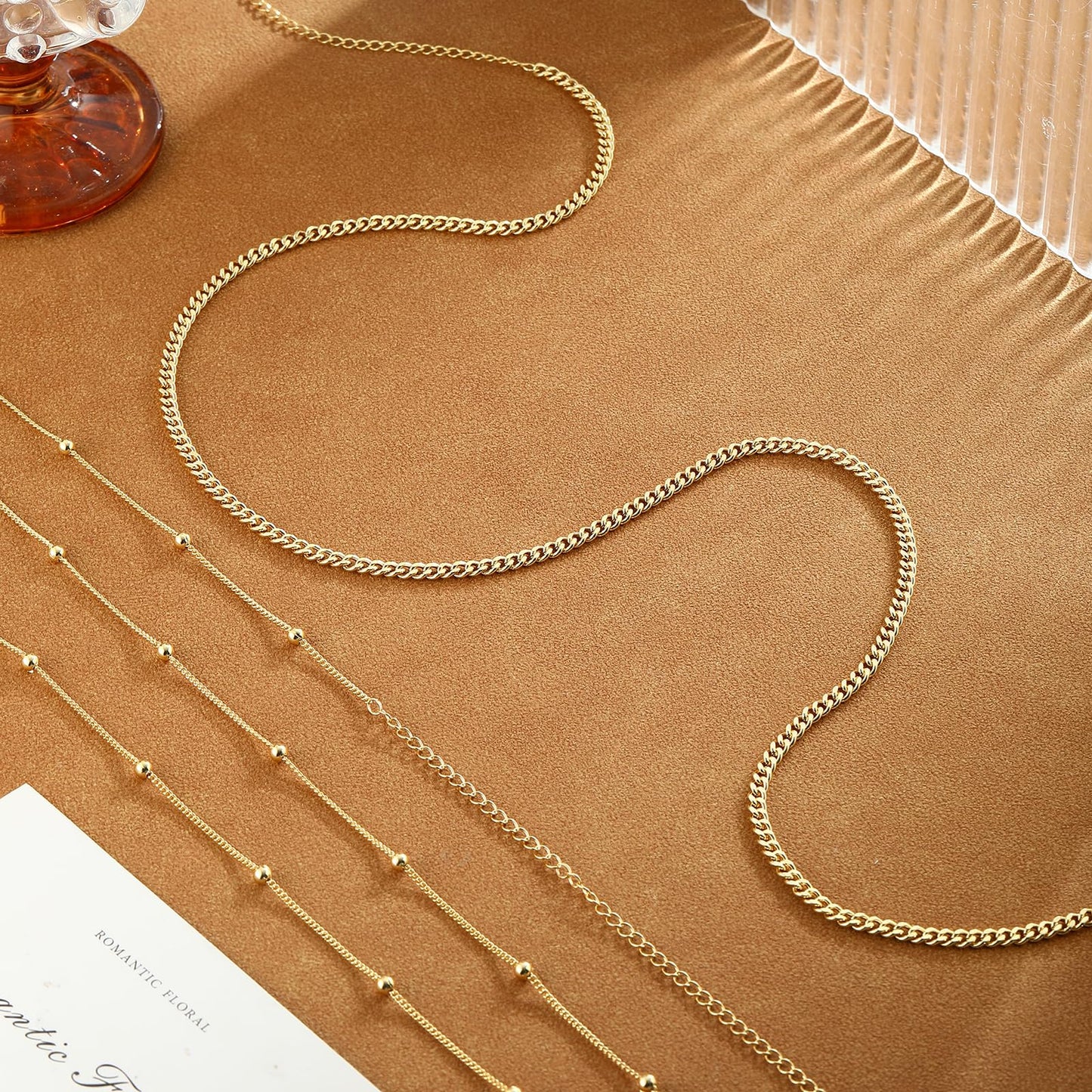 SUFOPE Gold Waist Chain for Women Dainty 14K Gold Plated Layered Belly Chain Adjustable Bikini Belly Beads for the Waist Waterproof Beach Accessories Body Chain Jewelry Gifts