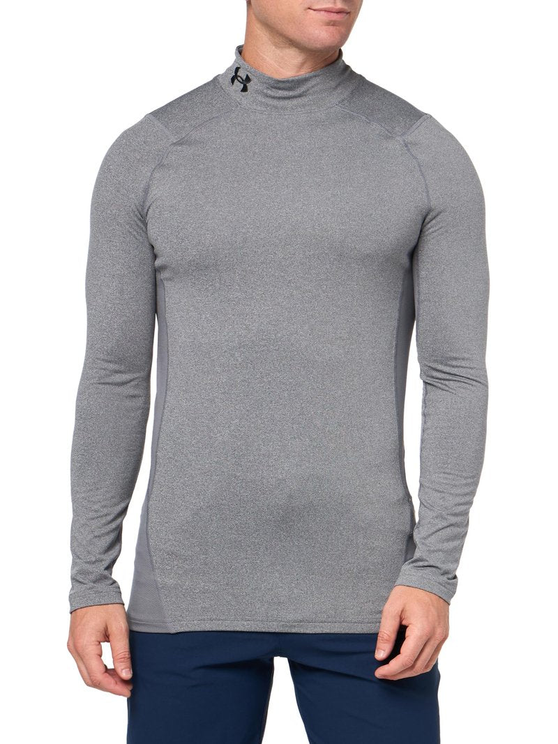Under Armour Men's ColdGear Armour Fitted Mock, (600) Red / / White, 4X-Large Tall