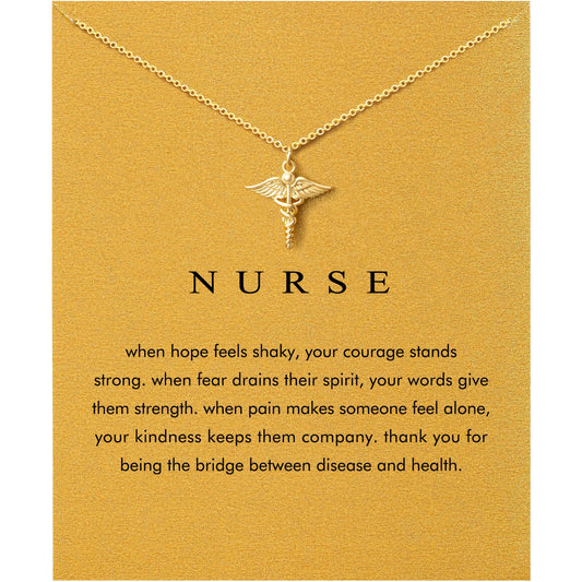 Baydurcan Nurse Gifts for Women Necklace Gifts for Nurses Nurse necklaces for women (Nurses)
